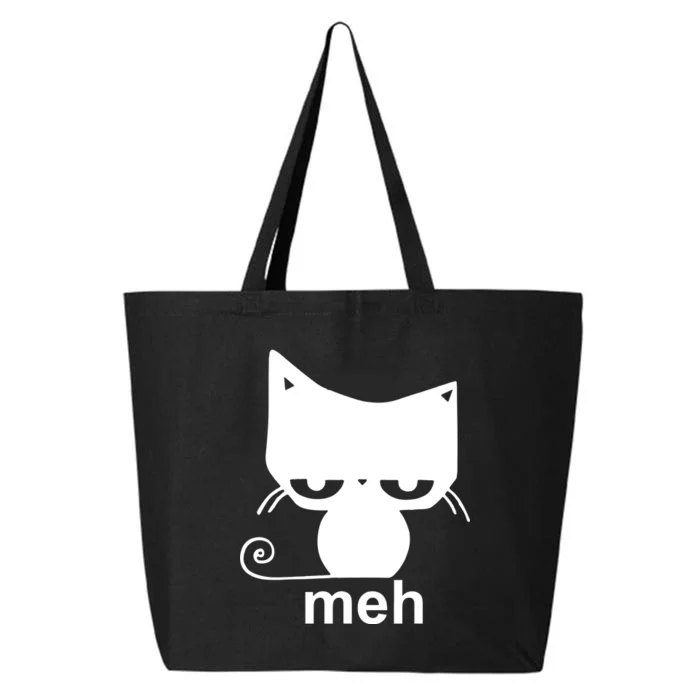 Meh Cat Funny Meme 25L Jumbo Tote