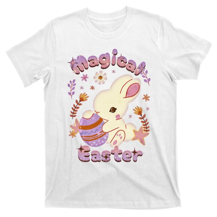 Magical Easter, Happy Easter Day, Cute Rabbit Bunny Hug Egg T-Shirt