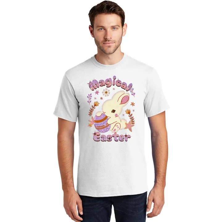 Magical Easter, Happy Easter Day, Cute Rabbit Bunny Hug Egg Tall T-Shirt