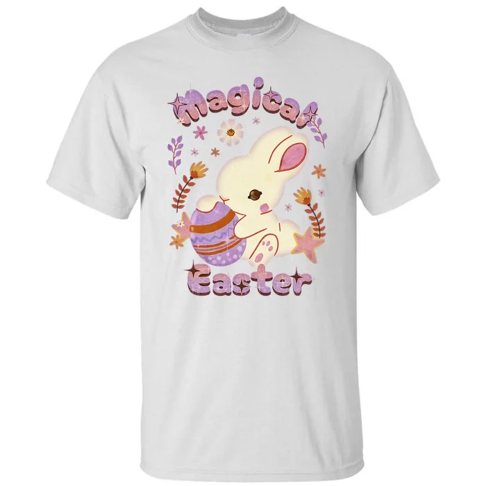 Magical Easter, Happy Easter Day, Cute Rabbit Bunny Hug Egg Tall T-Shirt