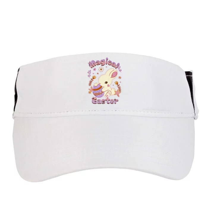 Magical Easter, Happy Easter Day, Cute Rabbit Bunny Hug Egg Adult Drive Performance Visor