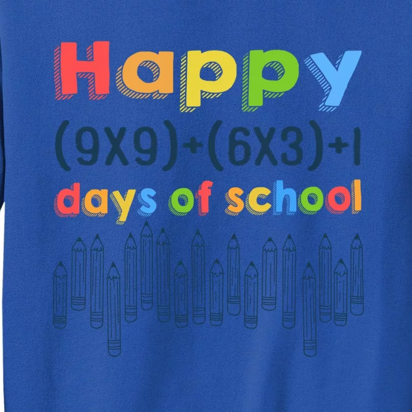 Math Equation Happy 100 Days Of School Gift Sweatshirt