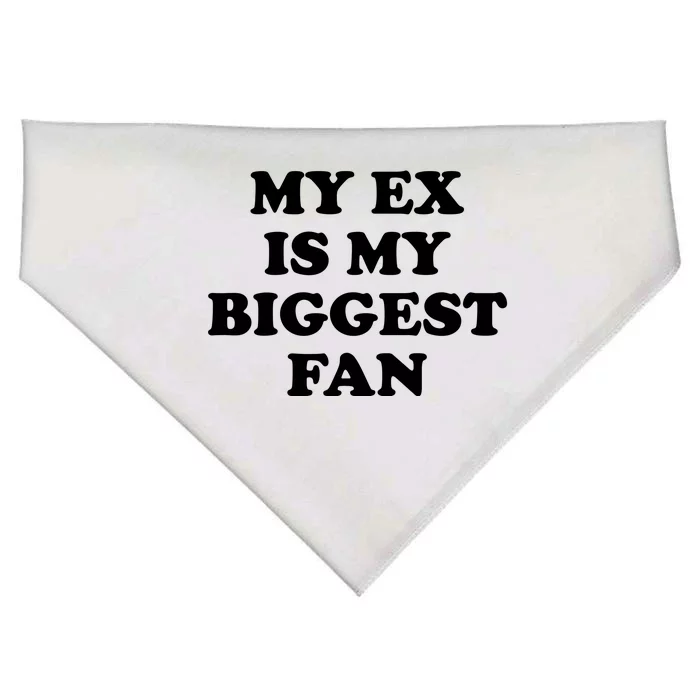 My Ex Is My Biggest Fan Shirts Funny Sayings USA-Made Doggie Bandana