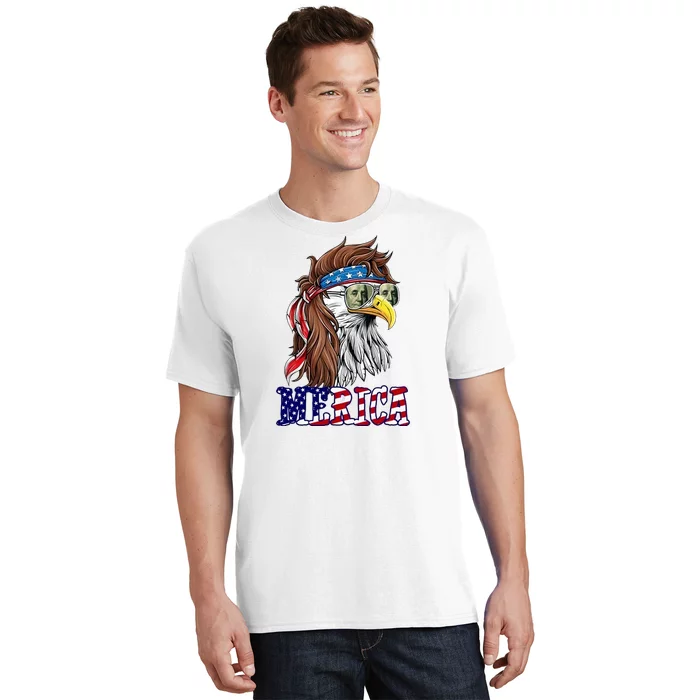 Mullet Eagle Independence Day T-Shirt