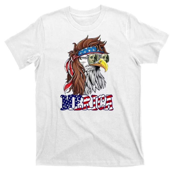 Mullet Eagle Independence Day T-Shirt