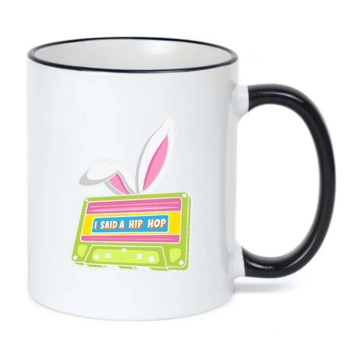 Mixtape Easter I Said A Hip Hop Easter Day Cute Ears Bunny Girl Women Black Color Changing Mug