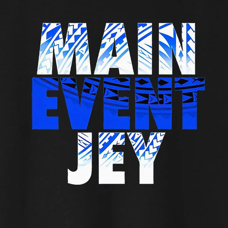 Main Event Jey Women's Crop Top Tee