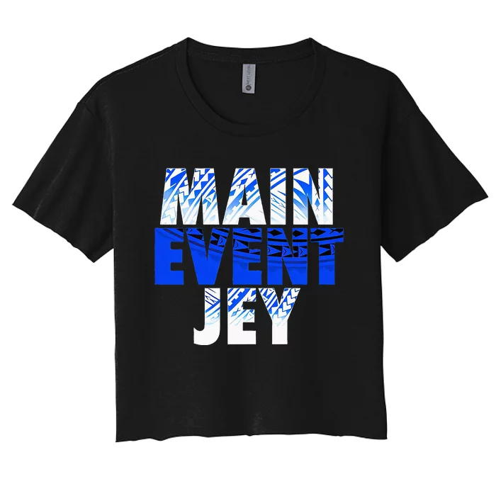 Main Event Jey Women's Crop Top Tee