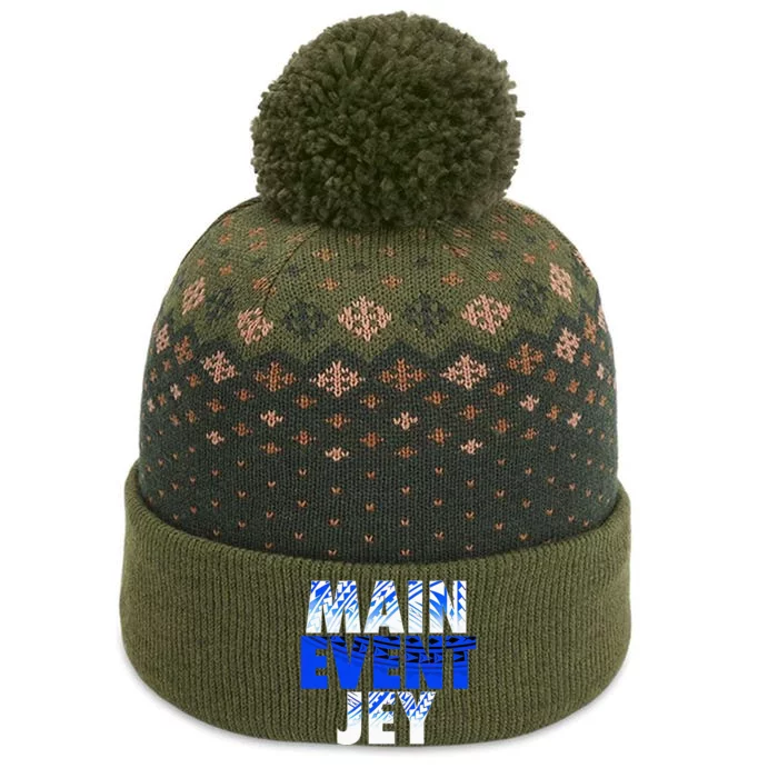 Main Event Jey The Baniff Cuffed Pom Beanie