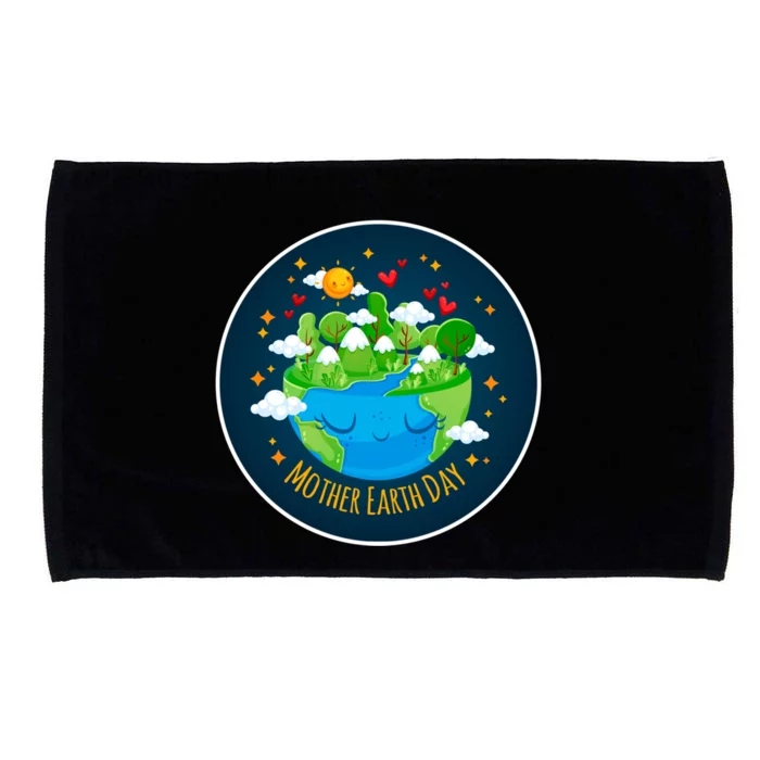 Mother Earth Love Your Mother Earth Day Awareness Tee Gift Microfiber Hand Towel