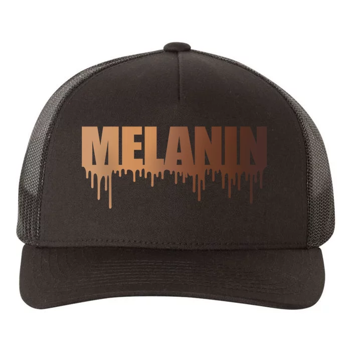 MELANIN Yupoong Adult 5-Panel Trucker Hat