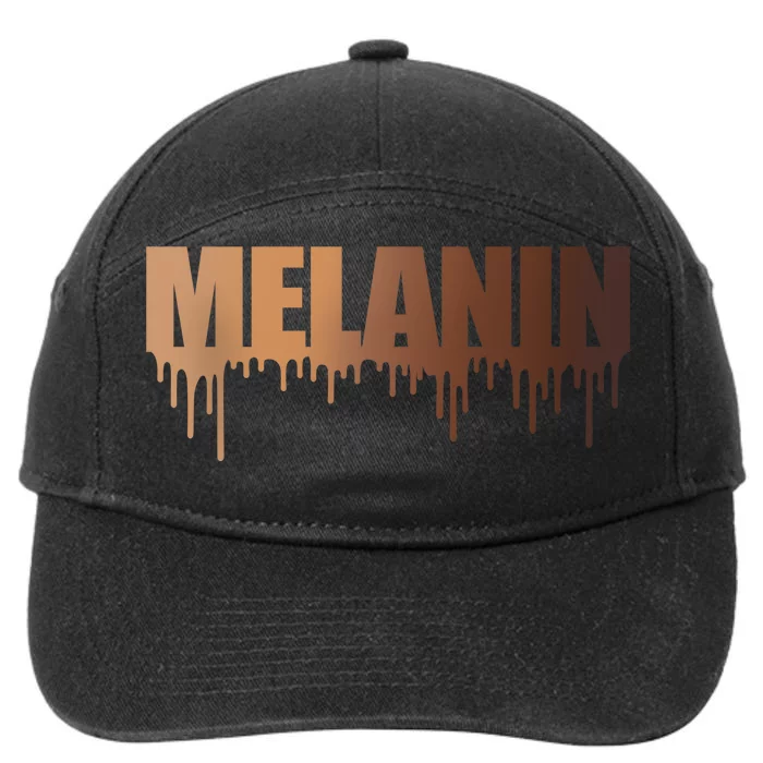 MELANIN 7-Panel Snapback Hat