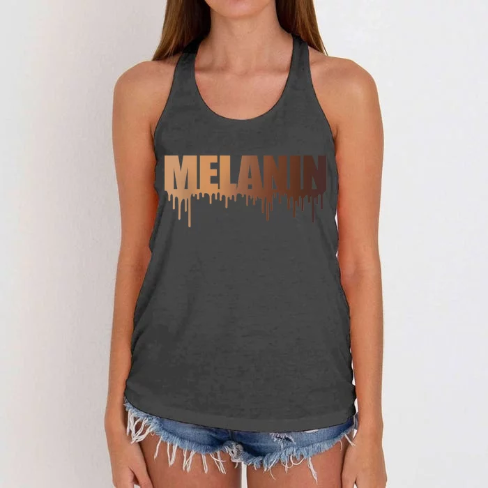 MELANIN Women's Knotted Racerback Tank