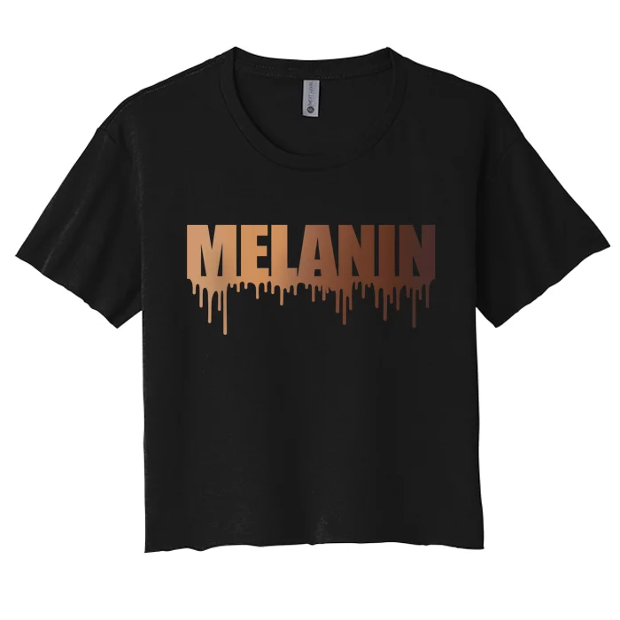 MELANIN Women's Crop Top Tee