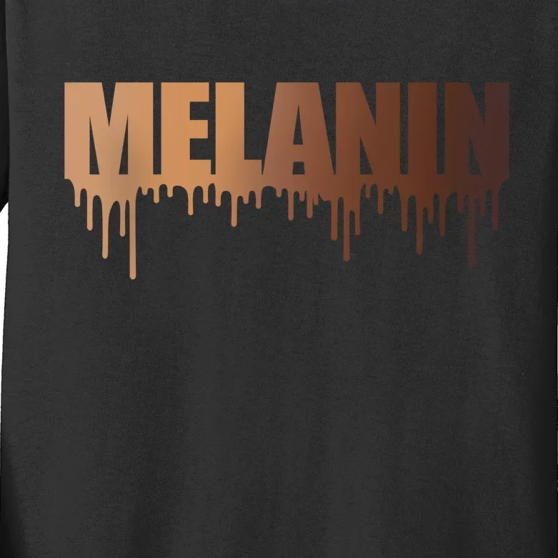 MELANIN Kids Long Sleeve Shirt