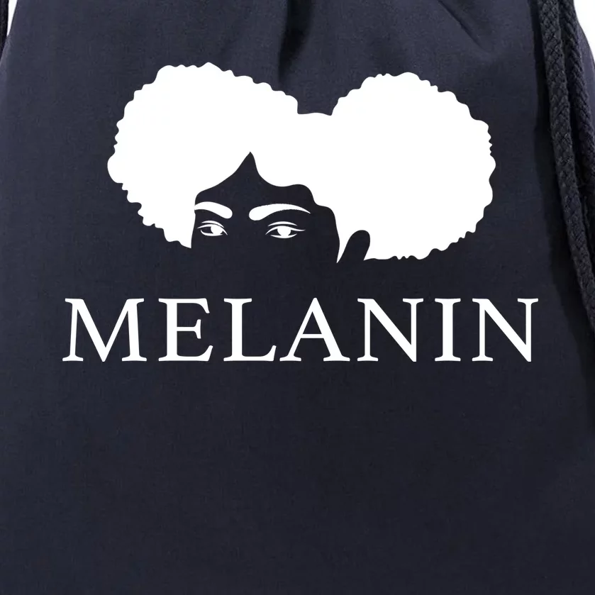 Melanin Afro Drawstring Bag