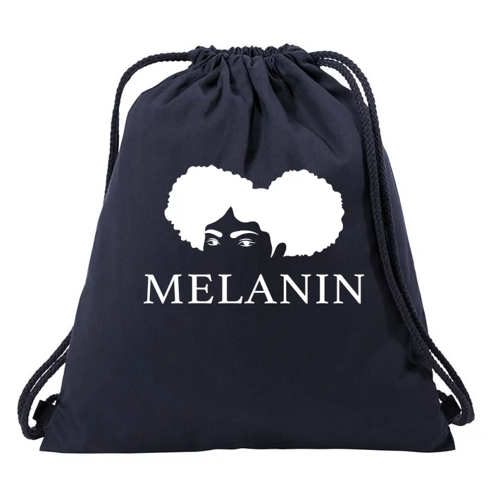 Melanin Afro Drawstring Bag