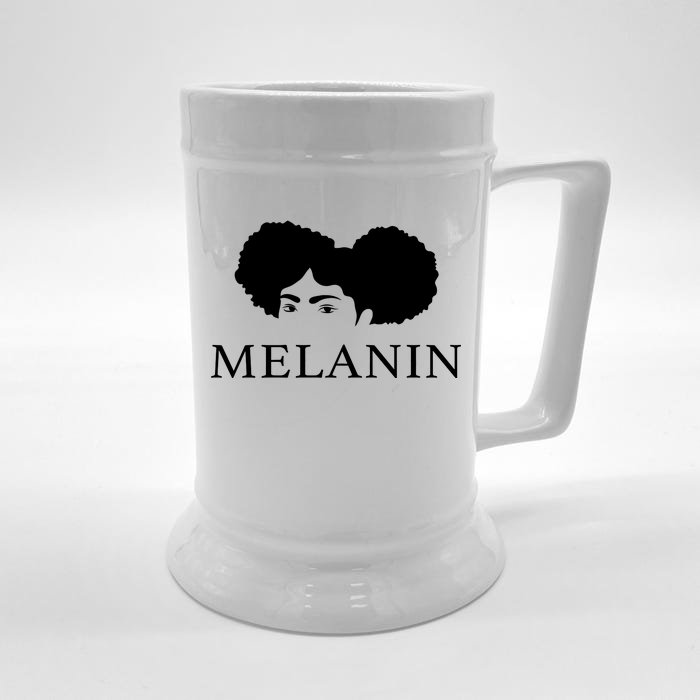 Melanin Afro Front & Back Beer Stein