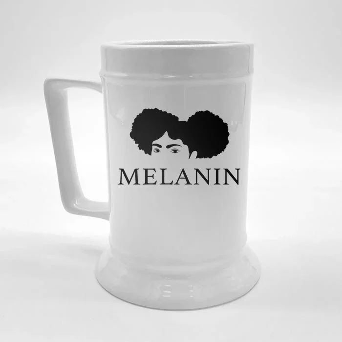 Melanin Afro Front & Back Beer Stein