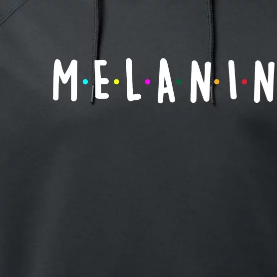 Melanin Logo Performance Fleece Hoodie