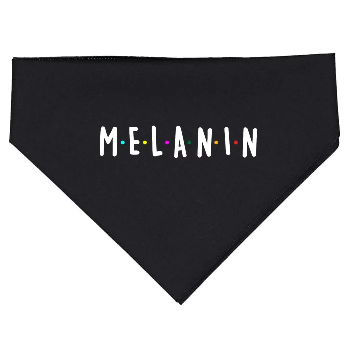 Melanin Logo USA-Made Doggie Bandana