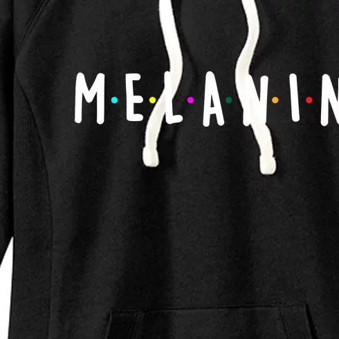 Melanin Logo Women's Fleece Hoodie