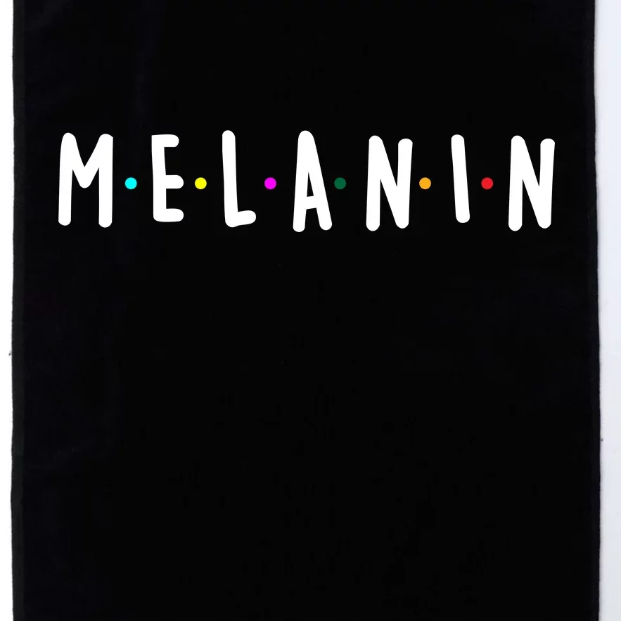 Melanin Logo Platinum Collection Golf Towel