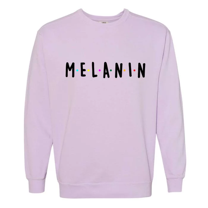 Melanin Logo Garment-Dyed Sweatshirt