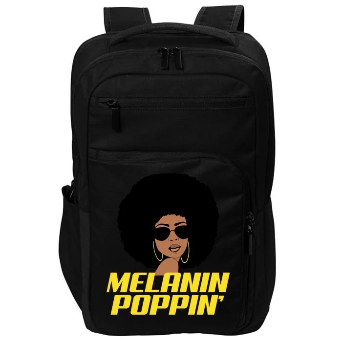 Melanin Poppin Proud African Pride Impact Tech Backpack