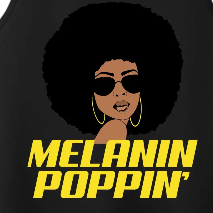 Melanin Poppin Proud African Pride Performance Tank