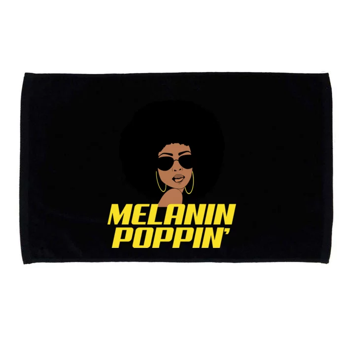 Melanin Poppin Proud African Pride Microfiber Hand Towel