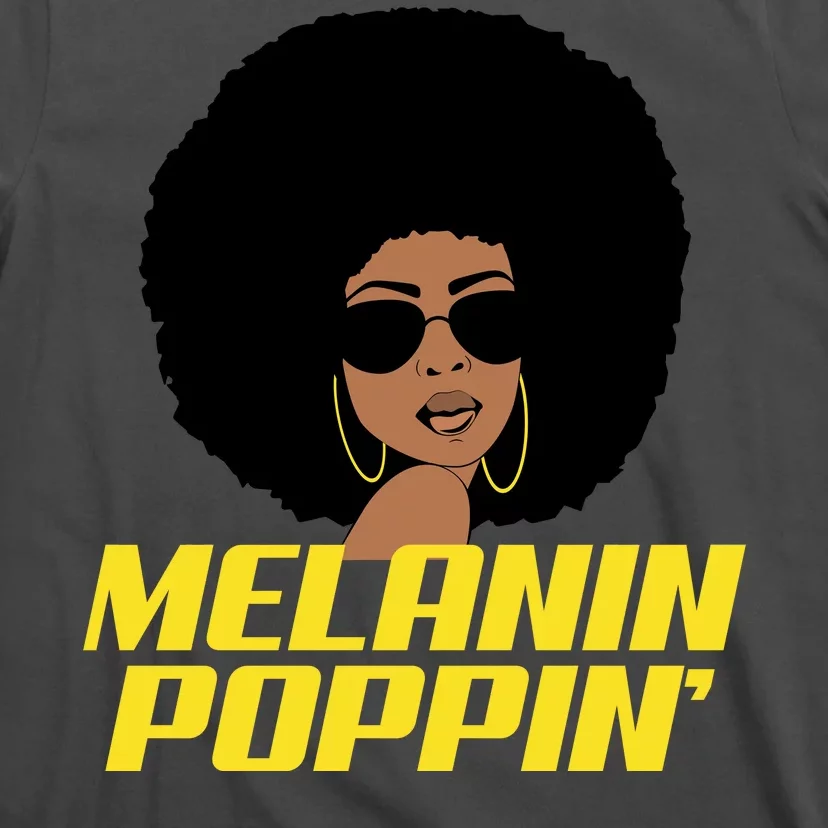 Melanin poppin t sales shirt