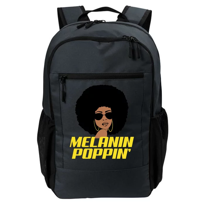 Melanin Poppin Proud African Pride Daily Commute Backpack