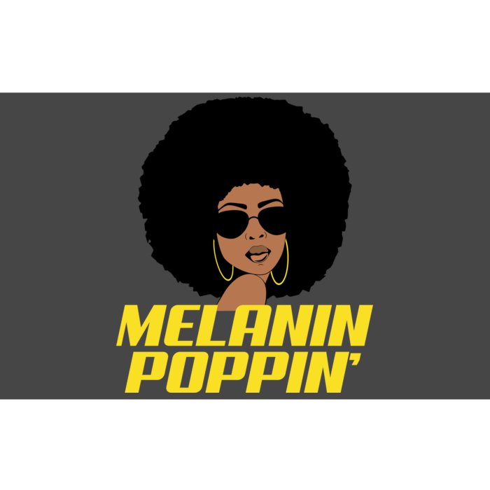 Melanin Poppin Proud African Pride Bumper Sticker