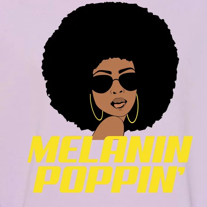 Melanin Poppin Proud African Pride Garment-Dyed Sweatshirt