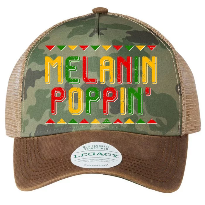 Melanin Poppin' Traditional Colors Legacy Tie Dye Trucker Hat