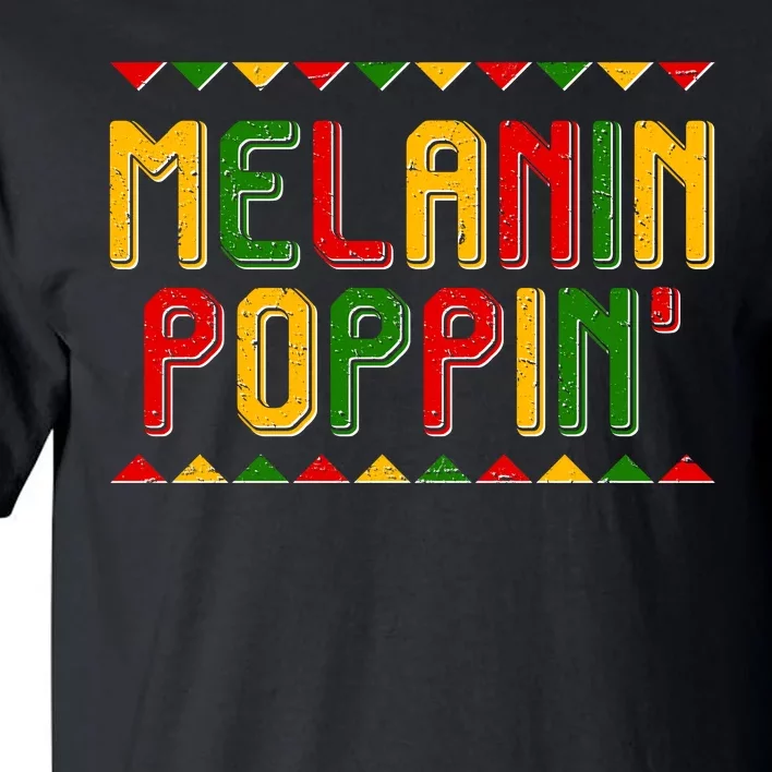 Melanin Poppin' Traditional Colors Tall T-Shirt