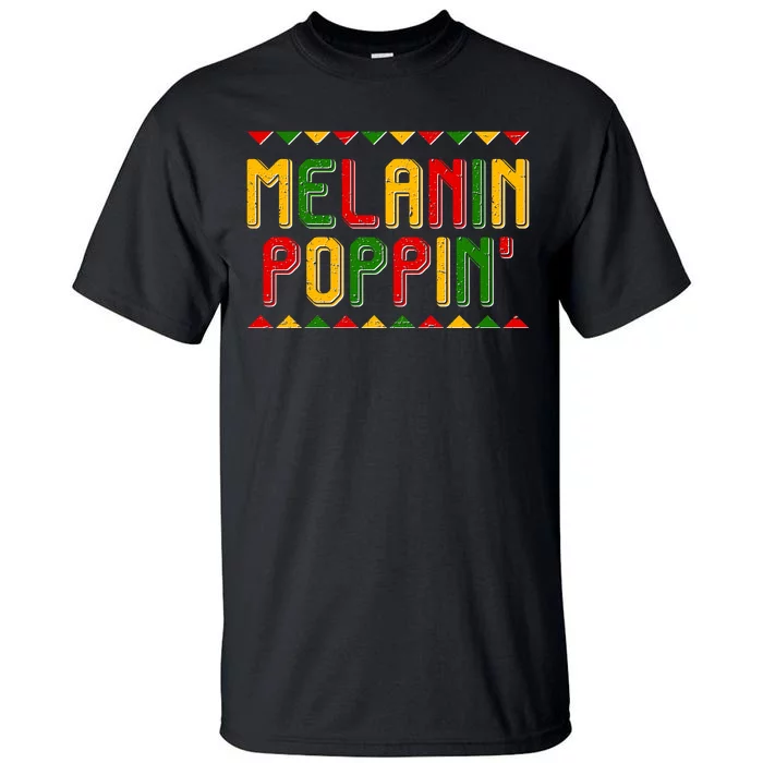 Melanin Poppin' Traditional Colors Tall T-Shirt