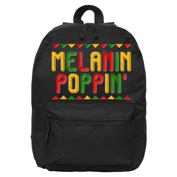 Melanin Poppin' Traditional Colors 16 in Basic Backpack