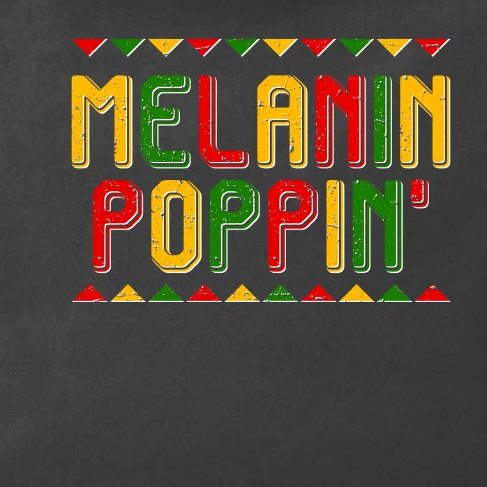 Melanin Poppin' Traditional Colors Zip Tote Bag