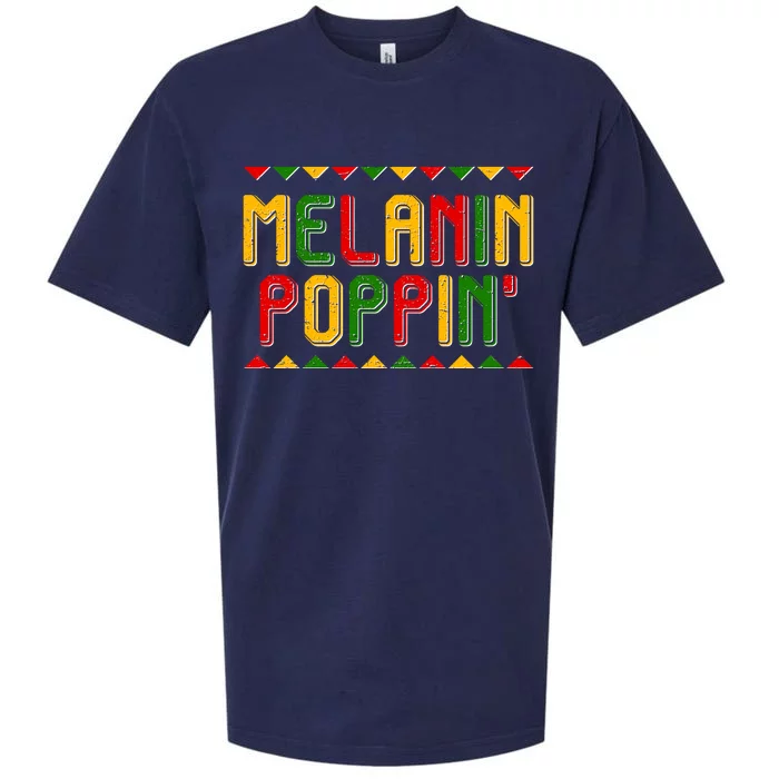 Melanin Poppin' Traditional Colors Sueded Cloud Jersey T-Shirt