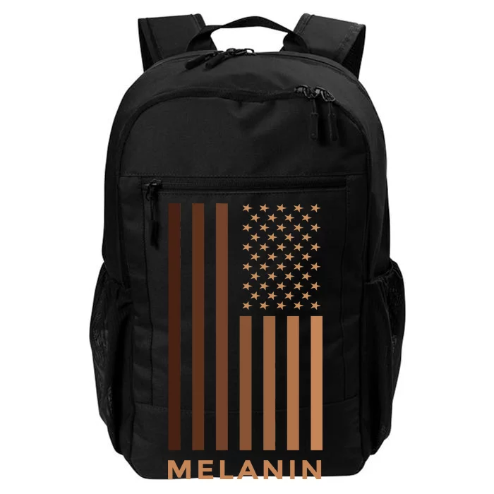 Melanin USA Flag Daily Commute Backpack