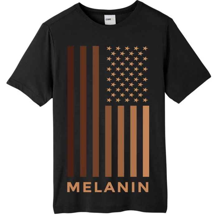 Melanin USA Flag ChromaSoft Performance T-Shirt