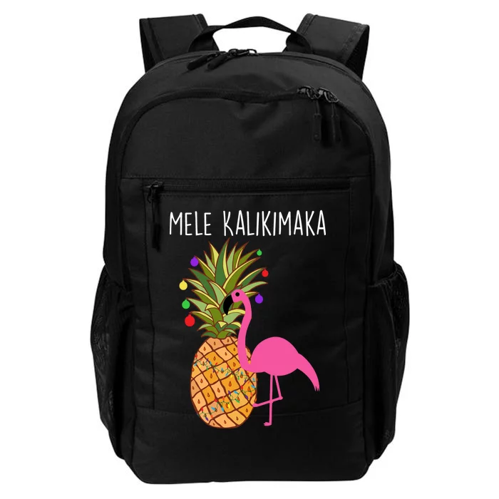 Mele Kalikimaka Flamingo Christmas Daily Commute Backpack