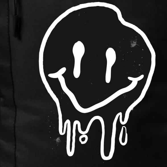 Melting Black And White Smile Face Daily Commute Backpack