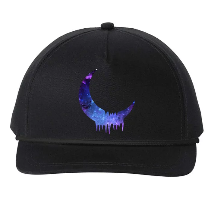 Melting Moon Snapback Five-Panel Rope Hat