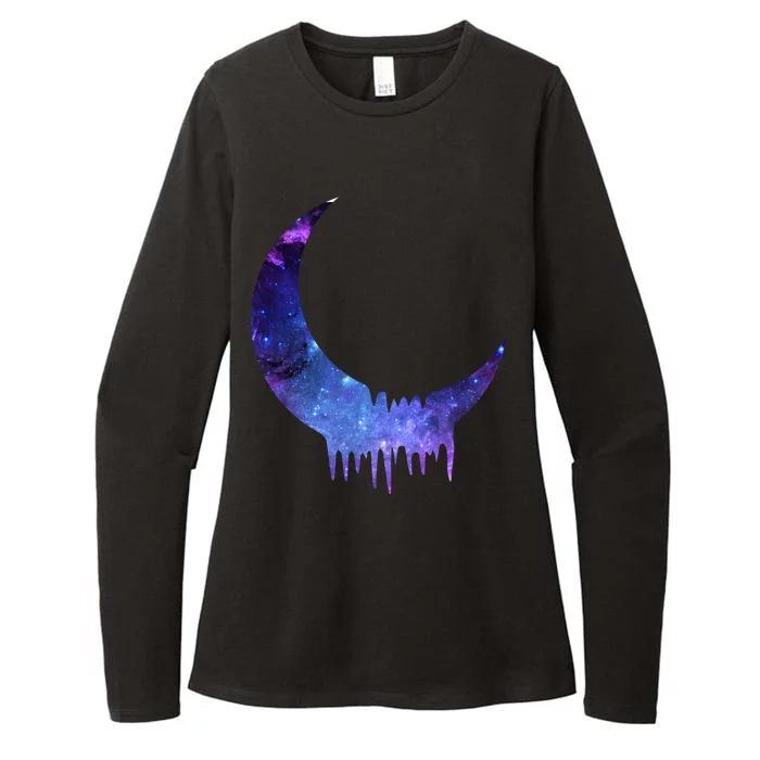 Melting Moon Womens CVC Long Sleeve Shirt