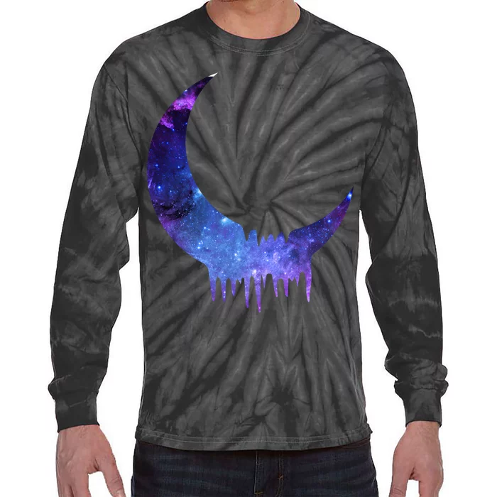 Melting Moon Tie-Dye Long Sleeve Shirt