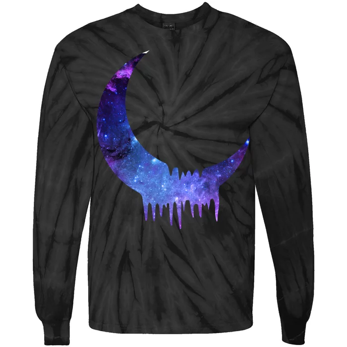 Melting Moon Tie-Dye Long Sleeve Shirt