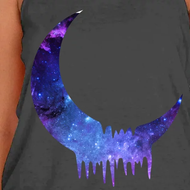 Melting Moon Women's Knotted Racerback Tank